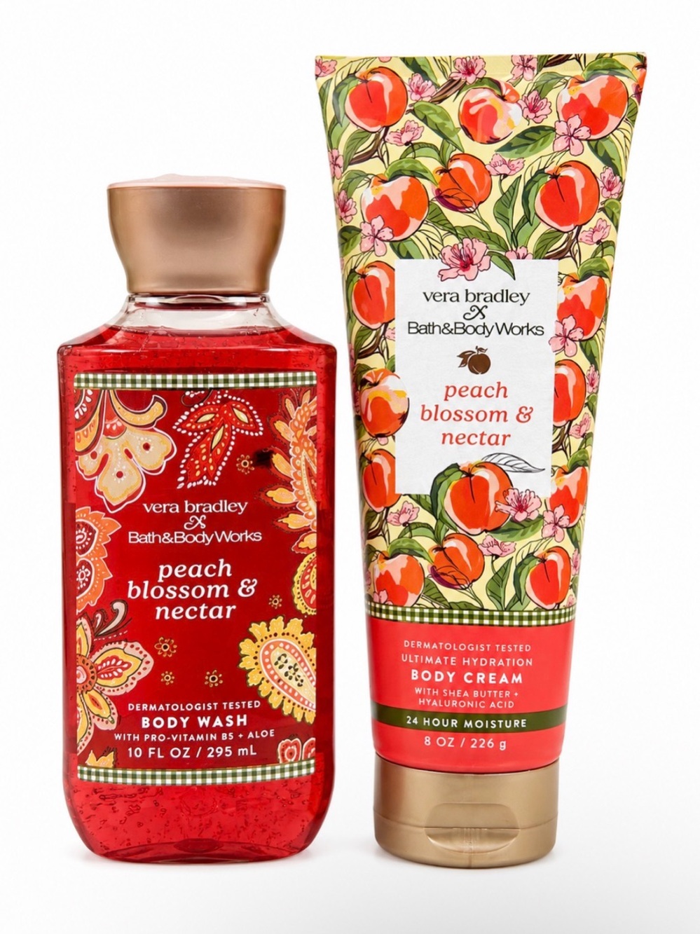 Vera Bradley x Bath & Body Works Peach Blossom & Nectar Set - Limited Edition